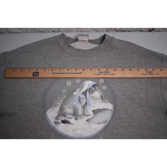 Vintage Y2K 90s Eeyore Wonder Is Around Disney Winnie Pooh Sweatshirt Crewneck - Picture 7 of 12